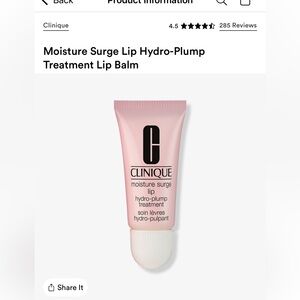 Clinique Moisture Surge Pink Lip Treatment